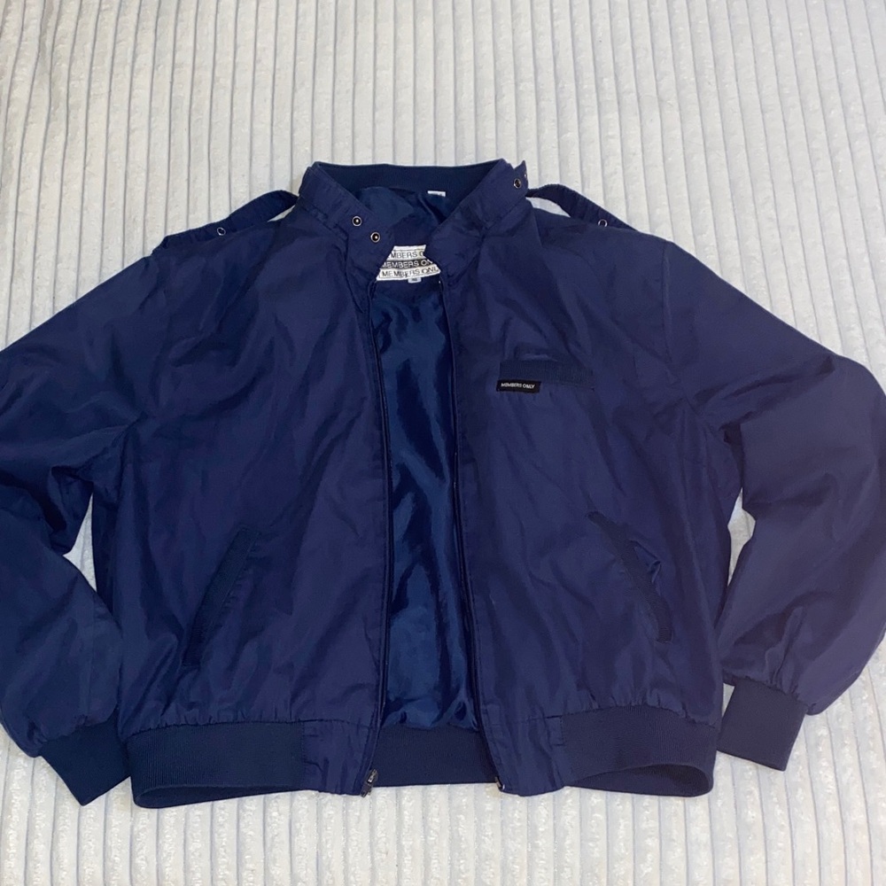 Small Men’s Navy Blue Bomber Jacket
